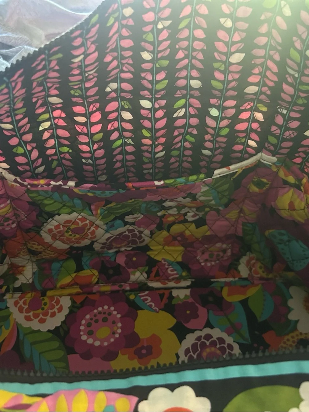Vera Bradley “Va Va Bloom” large tote bag